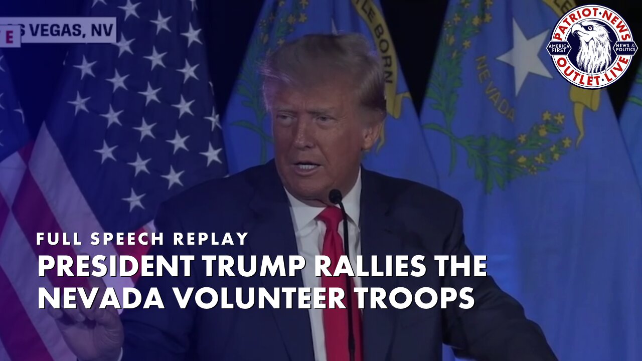 FULL SPEECH REPLAY: President Trump Rallies Nevada Volunteer Troops | 07-08-2023