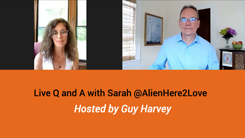 Live Q and A with Sarah @AlienHere2Love