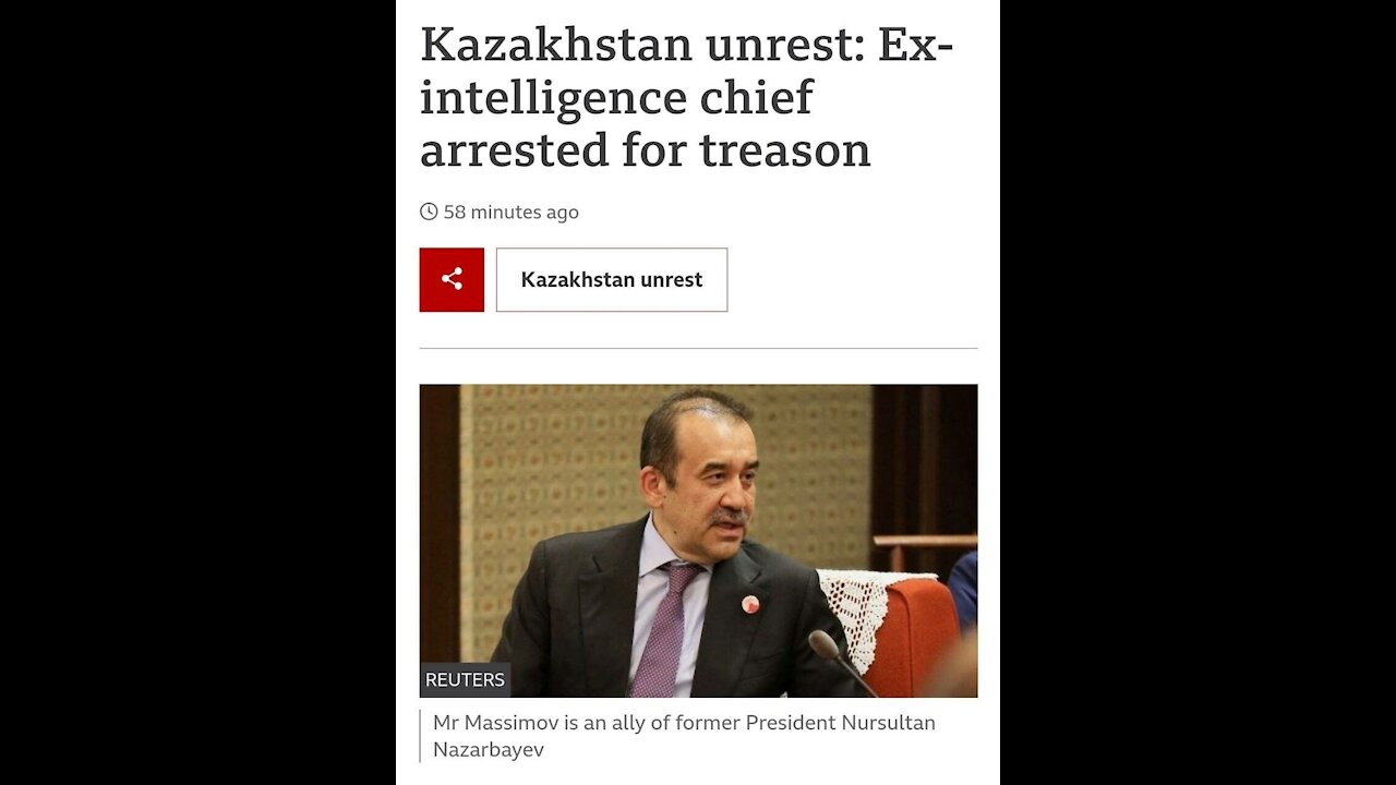 Kazakhstan Former Intelligence Chief w/ Ties to Biden Arrested for Treason, Getting Closer!