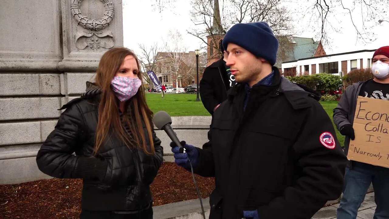 The Liberty Block at the #Reopen NH Rally | Interview with Leah Pearl [Event Organizer]