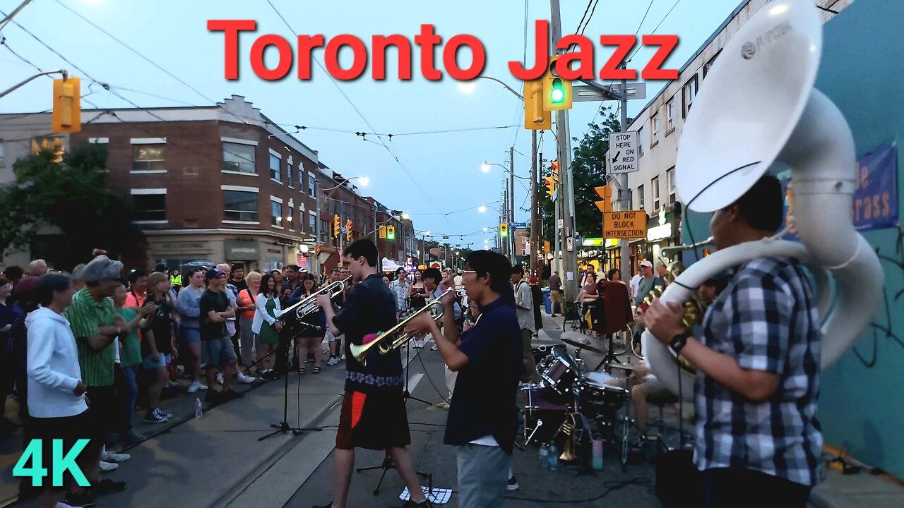 【4K】Jazz 🎷 Toronto Canada 🇨🇦