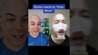 He put what on his face?