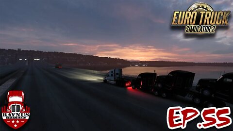 【Modo: Extremo】【Ep.55】【ATS 1.45 Beta】No puxe de 3 caminhões Kenworth para o porto de Seattle