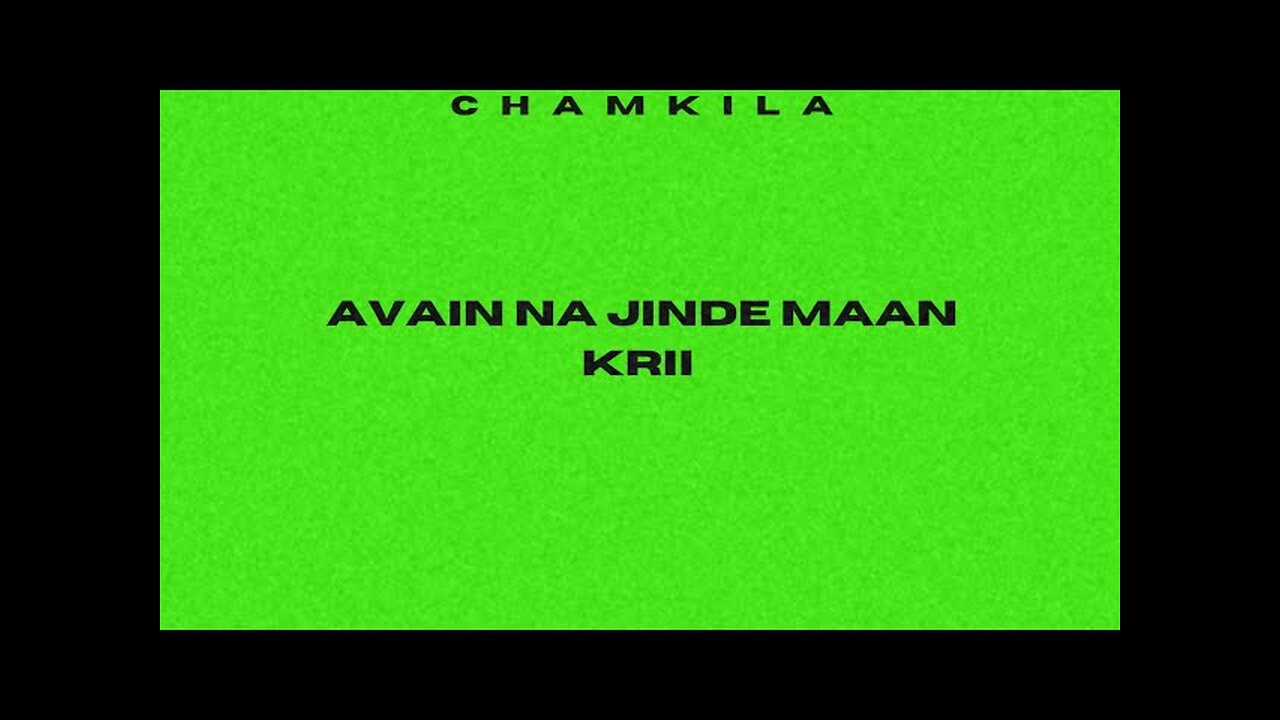 AVAIN NA JINDE MAAN KRII- AMAR SINGH CHAMKILA X PIXI (OFFICAL CHAMKILA REMIX 2023