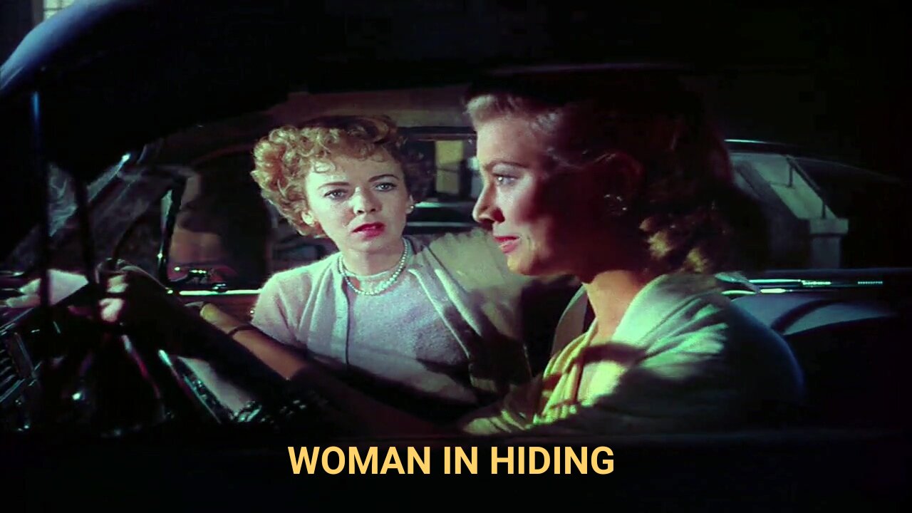 Woman in Hiding Colorized