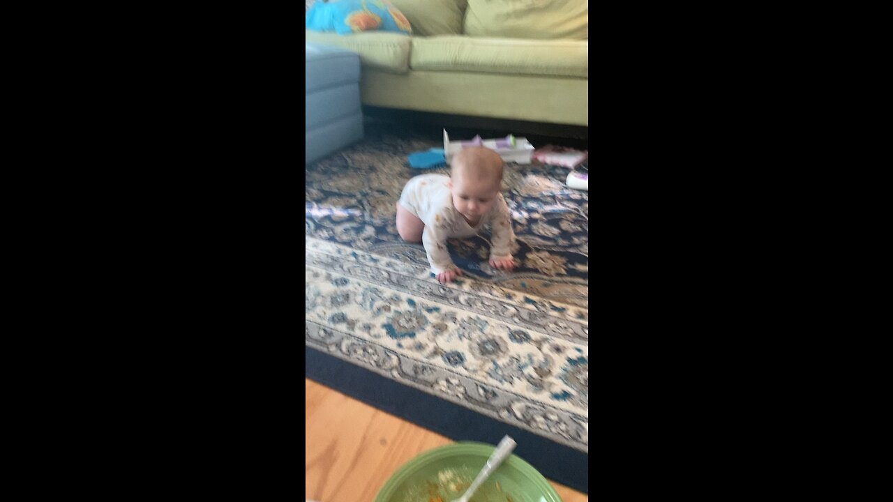 She Crawled on CHRISTMAS - Best Present EVER