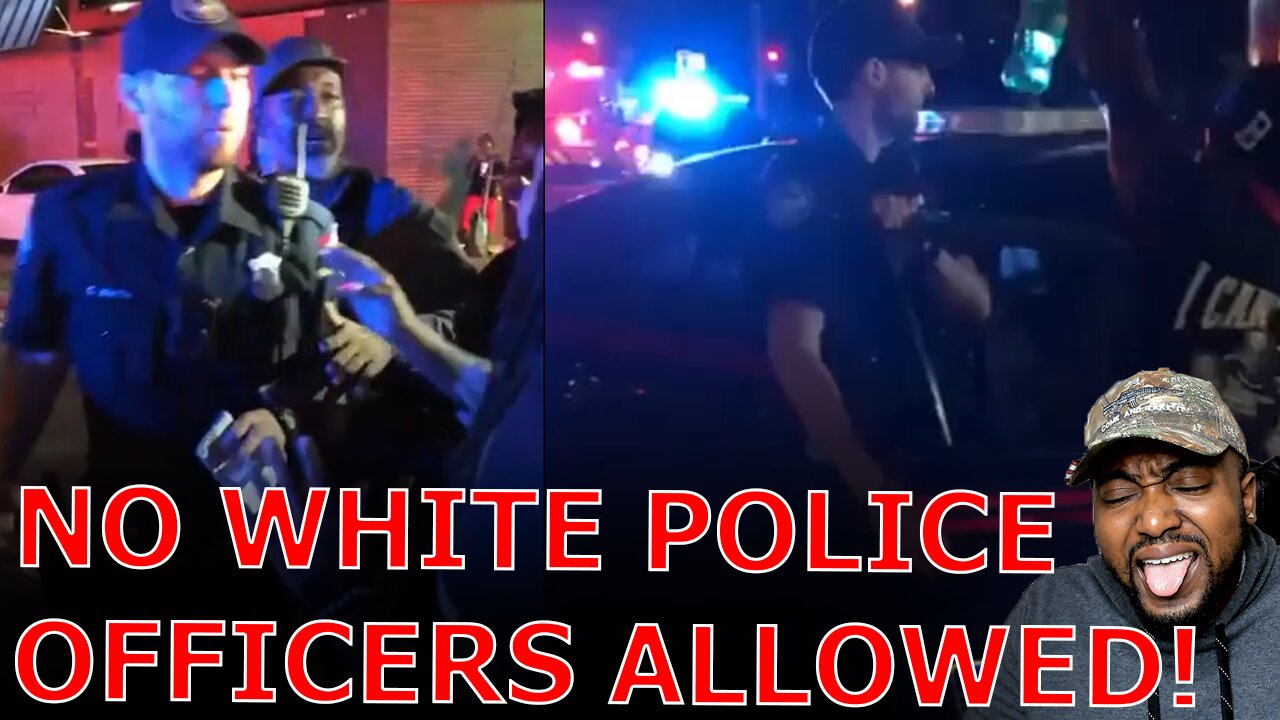 Atlanta Police Officer Chased Off Shooting Crime Scene By BLM Protestors For Being White!