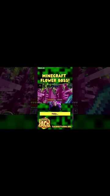 WHY IS THERE A SCARY FLOWER IN MY MINECRAFT? #shorts