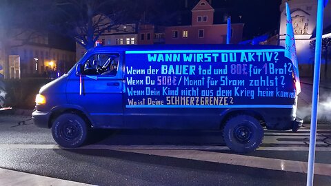 MONTAGSSPAZIERGANG + Landwirtschaft und Gewerbe - BAUTZEN, Kornmarkt, 19 02 2024, 159. MAHNWACHE 🕊