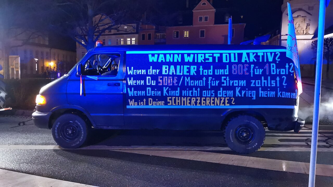MONTAGSSPAZIERGANG + Landwirtschaft und Gewerbe - BAUTZEN, Kornmarkt, 19 02 2024, 159. MAHNWACHE 🕊