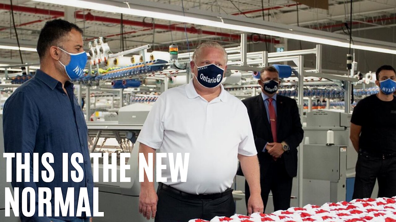 Ford Just Said Canadians Will Probably Be Wearing Face Masks For 'Years' To Come