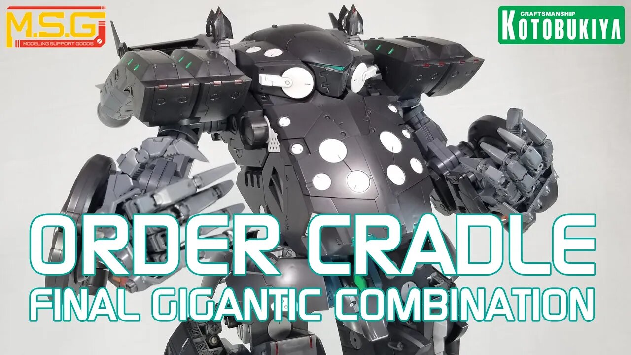 Kotobukiya M.S.G. Gigantic Arms Order Cradle (Final Gigantic Combination) - # 173 Review