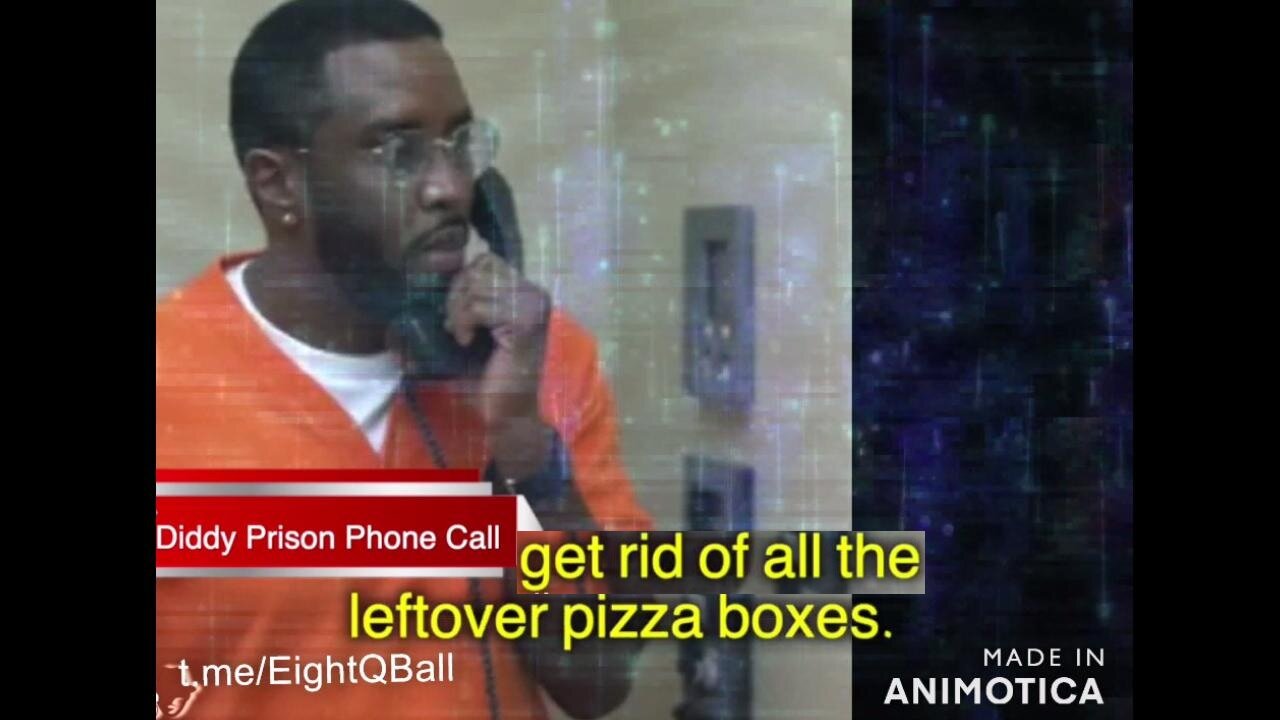 "GET RID OF ALL THE LEFTOVER PIZZA 🍕 BOXES" Diddy talk code to son? Prison Call Leak - EightQBall 10/24/24