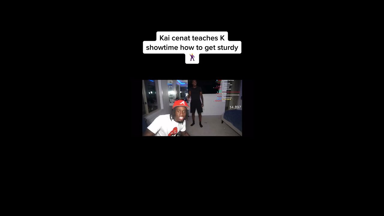 Kai Cenat teaches K showtime how to get sturdy 🕺🏾
