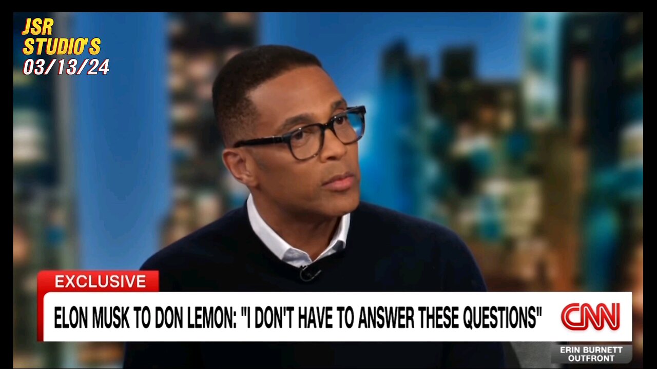 Don Lemon Cancelled On " X " Says Lemon..