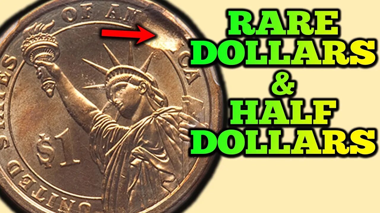 20 DIFFERENT MINT ERROR COINS WORTH MONEY!! HALF DOLLAR AND DOLLAR COINS