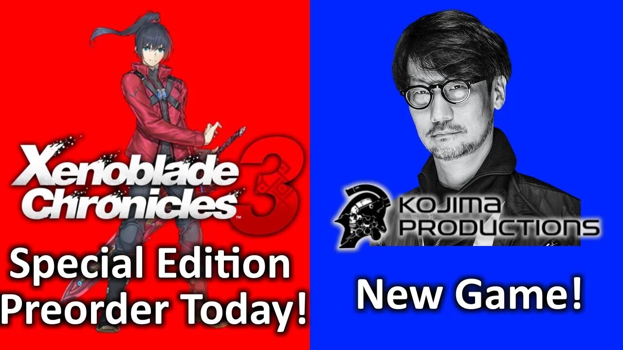 Xenoblade Chronicles 3 SE, Kojima Project, Sonic Frontiers, House of the Dead PS4, 1-2 Switch