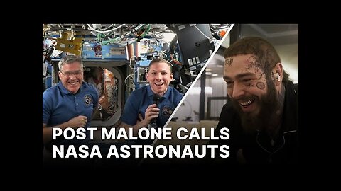 Post Malone Calls NASA Astronauts in Space for Earth Day