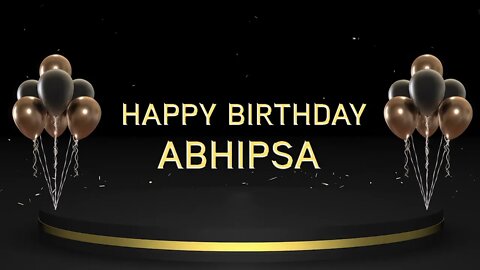 Wish you a very Happy Birthday Abhipsa