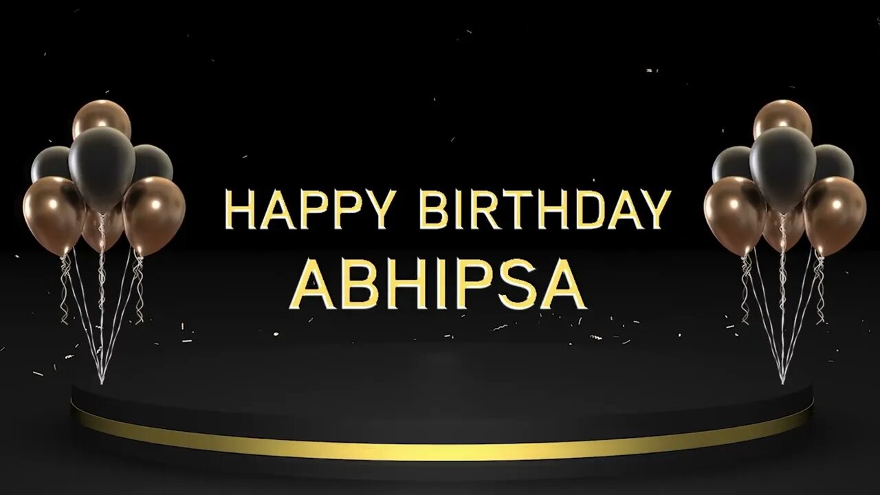 Wish you a very Happy Birthday Abhipsa