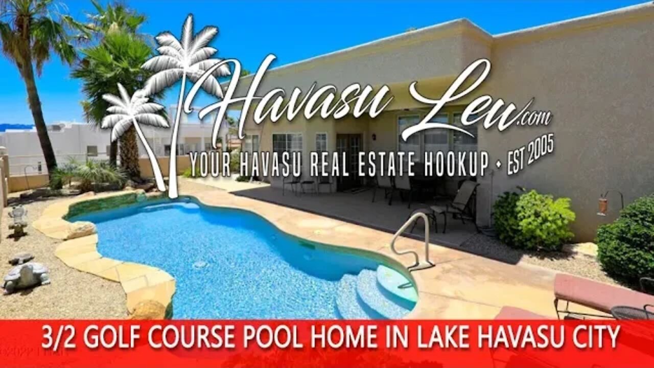 Lake Havasu Pool Home in the Golf Course Area 726 Paseo Granada MLS 1021733