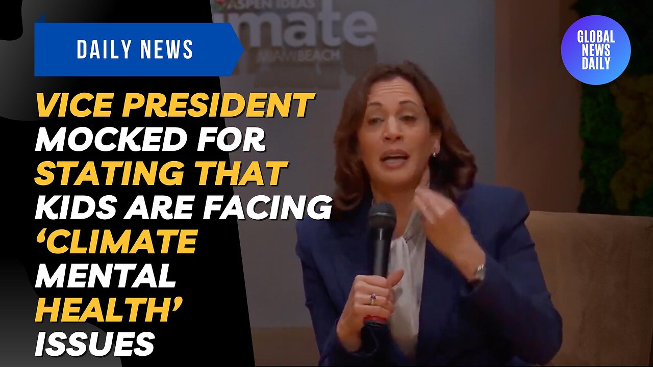 Vice President Mocked For Stating That Kids Are Facing ‘Climate Mental Health’ Issues