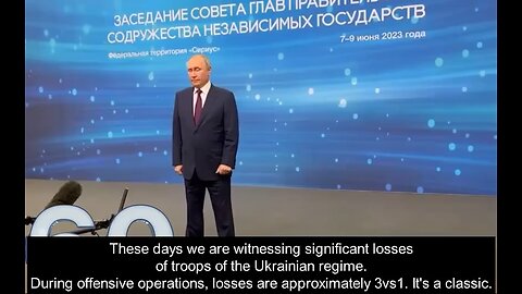 Putin- 375,000 Ukrainian troops dead!
