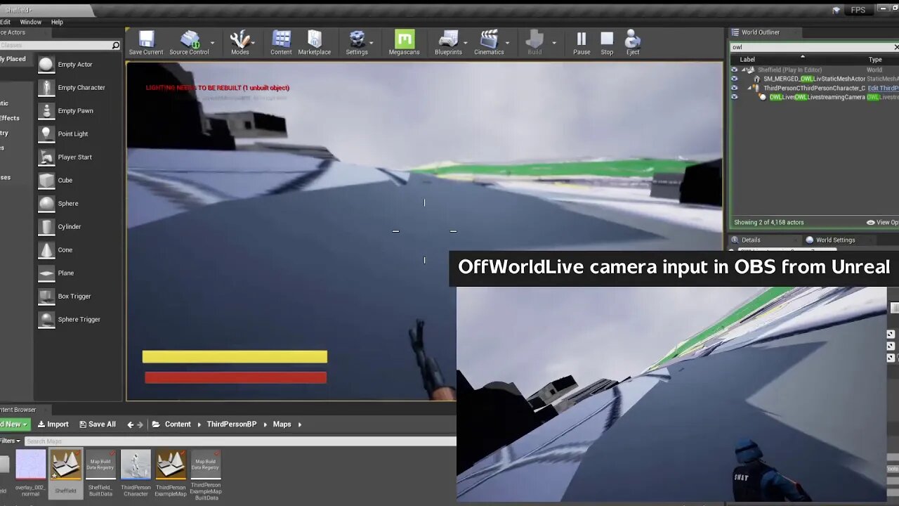 OffWorldLive - Streaming live from Unreal to OBS