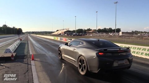 Drag Racing Camaro SS Wednesday Night Drags