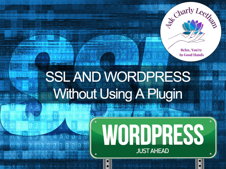 Configuring WordPress for SSL without a plugin