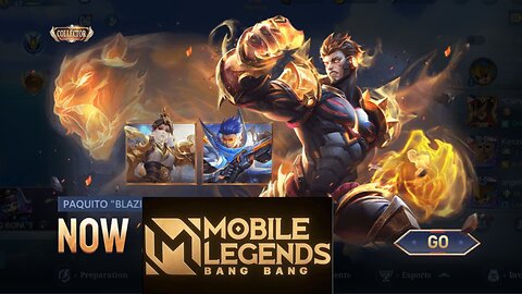 Playing Mobile Legends: Bang bang