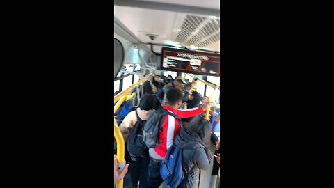 Girl getting harassed on TTC bus