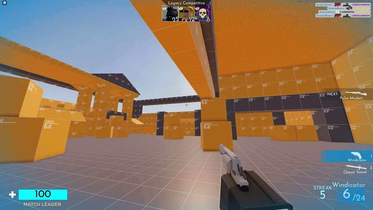 Random Head-Shot streak clip... (Roblox Arsenal)