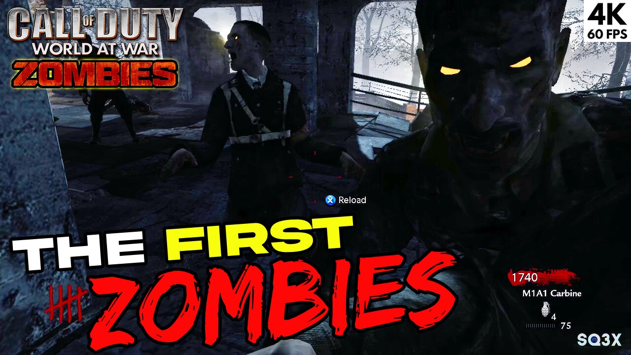 The FIRST EVER ZOMBIES in CALL OF DUTY 💀 GAMEPLAY (COD World at War)