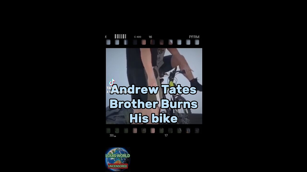 Andrew Tates Brother Burns his bike