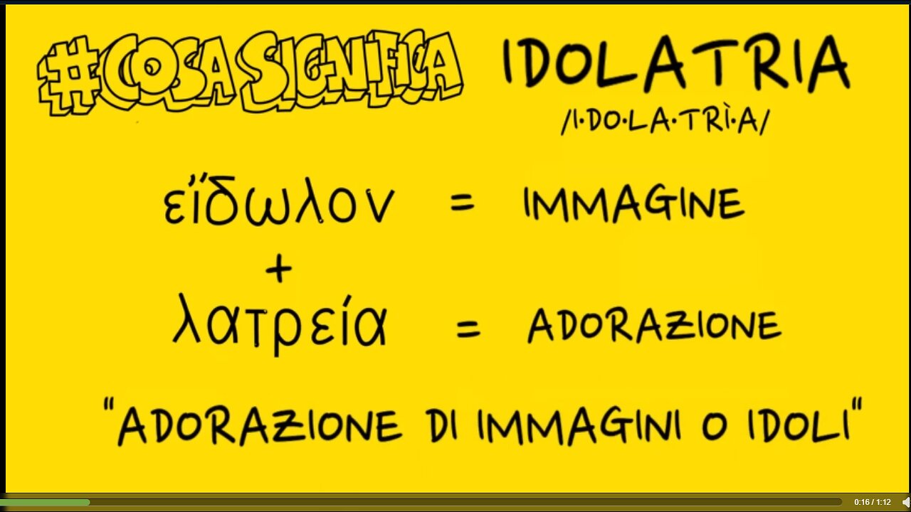 COSA è IL PECCATO D'IDOLATRIA? Ma per i vili e gl'increduli, gli abietti e gli omicidi, gl'immorali, i fattucchieri, gli idolàtri e per tutti i mentitori è riservato lo stagno ardente di fuoco e di zolfo» PECCATI CHE NON SARANNO RIMESSI