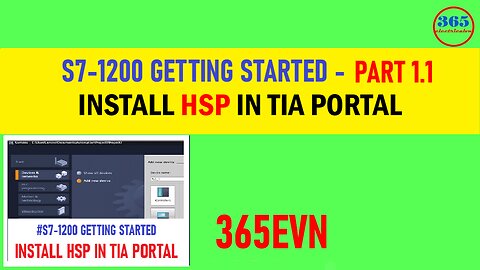 0085 - Install HSP in TIA PORTAL