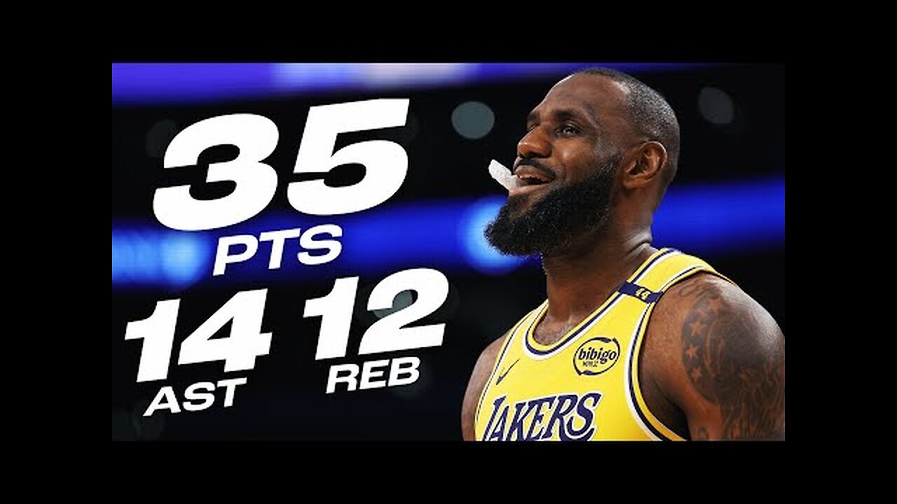 LeBron James' KINGLY TRIPLE-DOUBLE PERFORMANCE! 👑| November 13, 2024