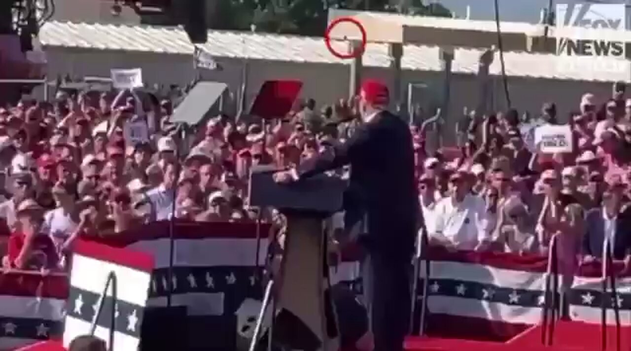 New footage shows the sh**ter running around on the roof before firing at Trump. You really think