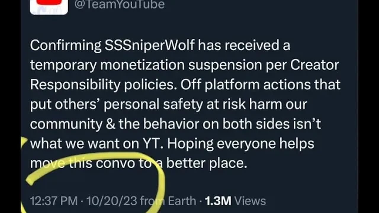 my reaction to this tweet from youtube