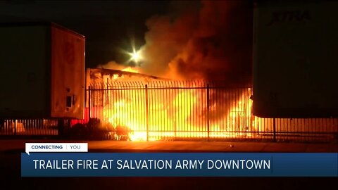 Salvation Army trailer damaged by fire held donations for Bakersfield Adult Rehabilitation Center