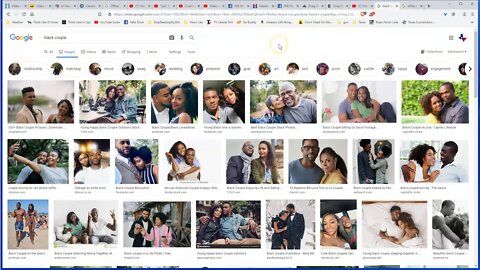 Google Black Couple And White Couple - The Results Clearly Show Bias