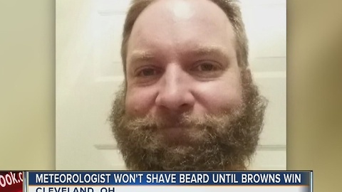 Meteorologist won't shave until Cleveland Browns win