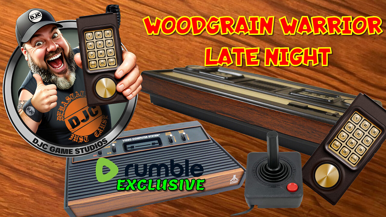 WoodGrain Warrior Late Nite - LIVE retro Gaming with DJC - Rumble Exclusive