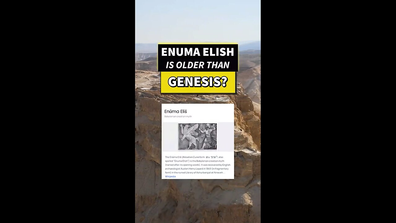 Is Enuma Elish Older Than Genesis?