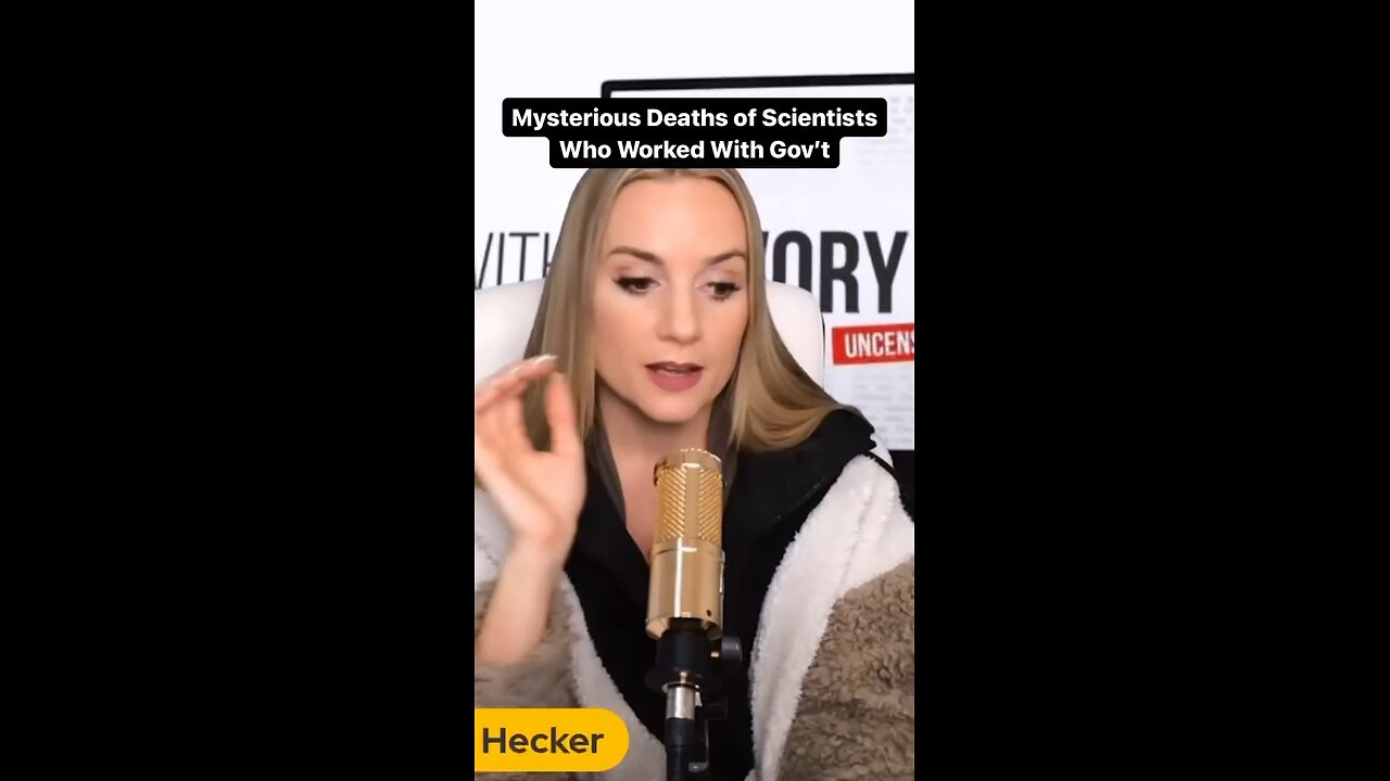 “Mysterious” Deaths of Scientists That Worked With The US Gov Prior On MRNA And Gene Technology￼🧐🤔🤨