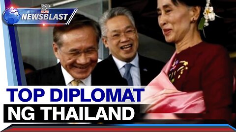 Top Dilpomat ng Thailand, nakipagpulong sa napatalsik na lider ng Myanmar