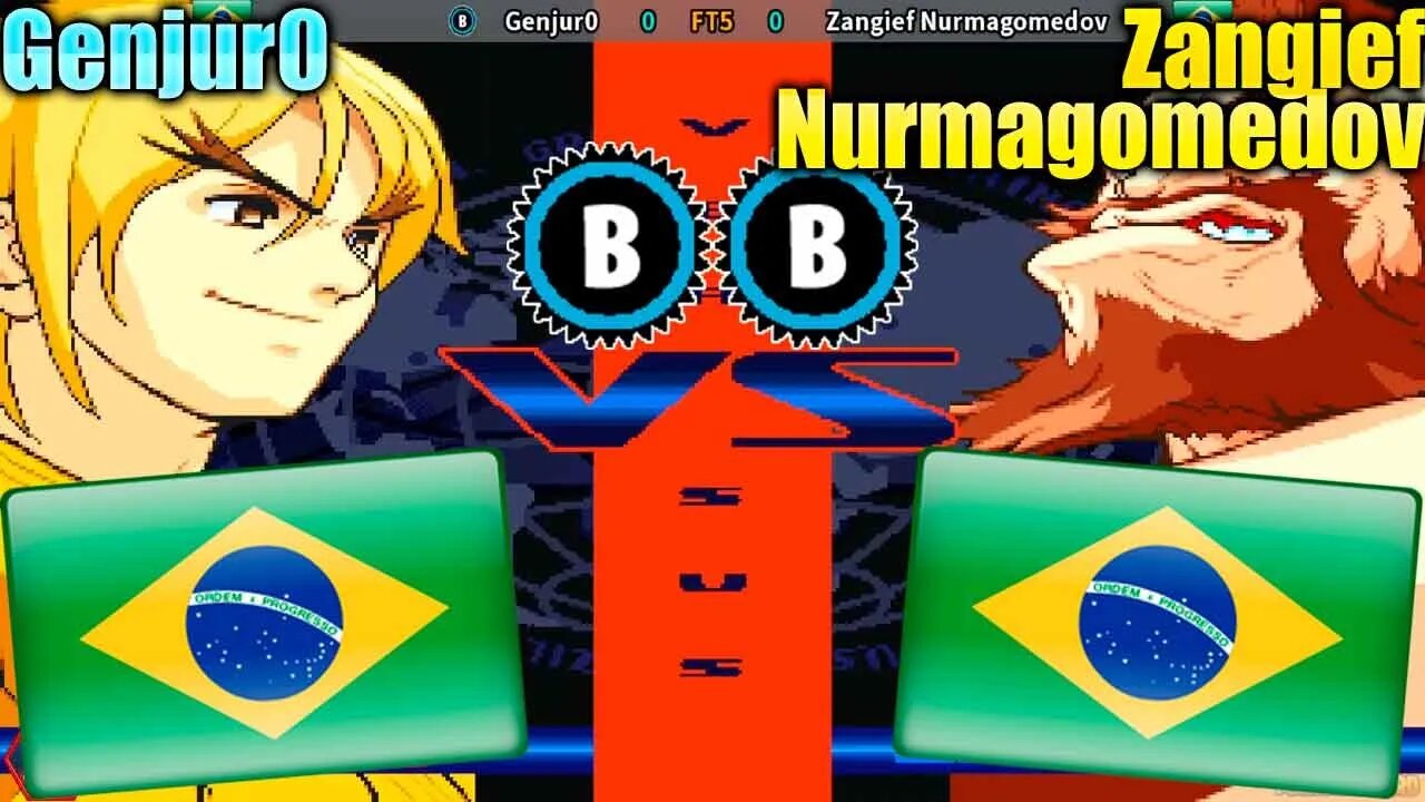 Street Fighter Alpha 3 (Genjur0 Vs. Zangief Nurmagomedov) [Brazil Vs. Brazil]