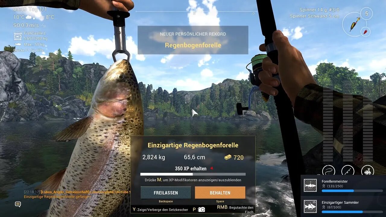 Fishing Planet Staffel 4 Folge 37 Mission Trophi Fische am Falken Lake