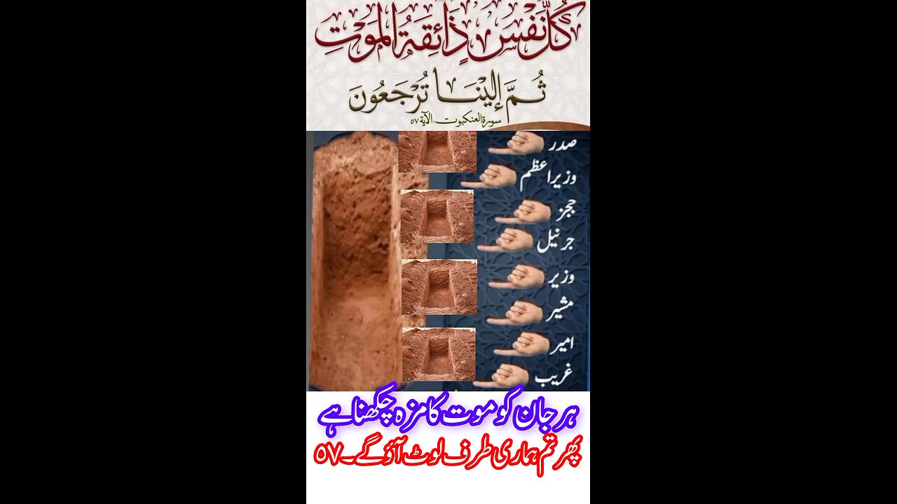 ہر نفس نے موت کا مزہ چکھنا ہے